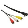 CABLE AUDIO JACK 3.5mm MALE - 3xRCA MALE 1M