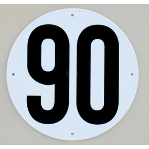 DISQUE DE VITESSE LIMITEE 90km/h ADHESIF