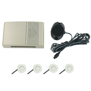 RADAR DE RECUL FILAIRE 10-15V 4 CAPTEURS
