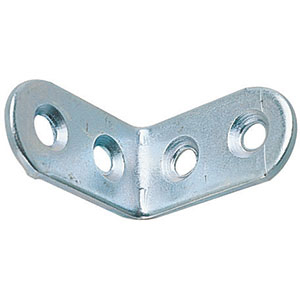 EQUERRE ACIER ZINGUE 30x30 - Sachet de 10