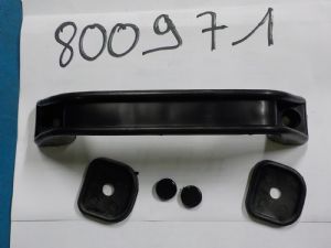 1 POIGNEE DE TIRAGE ENTRAXE 152mm NOIR + CACHE-VIS