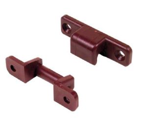 2 PONTETS ACCROCHE-TABLE M+F MARRON