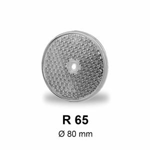 REFLECTOR WHITE D80 A VIS