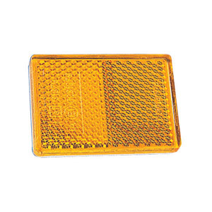 2 CATADIOPTRES 57x40 ROUGE ADHESIF JOKON