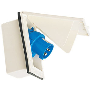 1 BOITIER EXTERIEUR 230V MALE CEE17 16A BLANC
