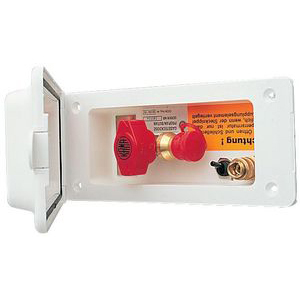 BOITIER EXTERIEUR GAZ + EAU BLANC REICH
