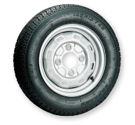ROUE ALLEMANDE 175R13 86S JANTE 4½J13 4TR 57*100 KNAUSS