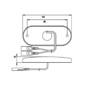1 FEU 2002 PLR POSITION AVANT A LED + CATADIOPTRE JOKON