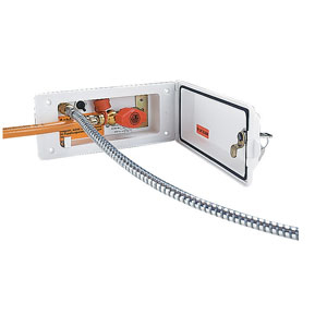 BOITIER EXTERIEUR GAZ + EAU BLANC REICH AVEC VERROU