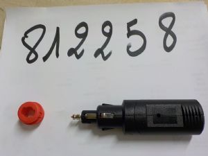 1 FICHE ALLUME-CIGARE 12V Ø12+21 8A ARTICULEE