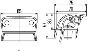 1 ECLAIREUR DE PLAQUE LED