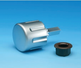 1 BOUTON POUR SERRURE E T et S NICKELE MAT