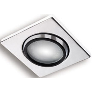 1 SPOT A LEDS 8,4 ; 33V ENCASTRE ORIENTABLE ARGENT
