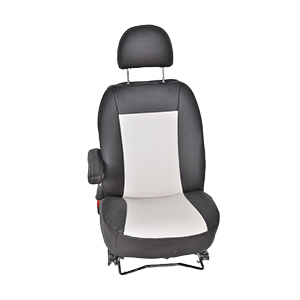 2 HOUSSES DE SIEGE AVEC ACCOUDOIR FORD - BEIGE/MARRON
