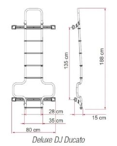 1 ECHELLE DELUXE DJ DUCATO DEEP BLACK FIAMMA