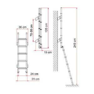 1 ECHELLE DELUXE 5D FIAMMA