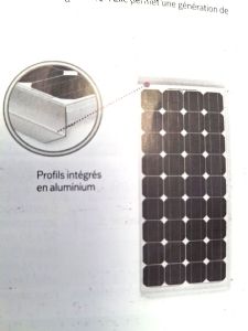 1 KIT PANNEAU SOLAIRE 100W SANS REGULATEUR*Epuisé