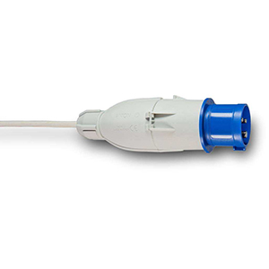 1 ADAPTATEUR IP44 PRISE 2P+E 16A FICHES ITALIENNE/ALLEMANDE