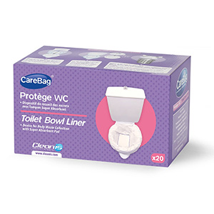1 BOITE DE 20 PROTEGE WC + TAMPONS ABSORBANTS