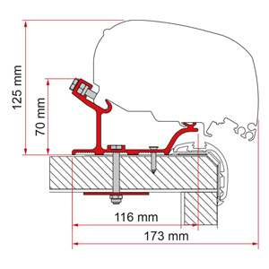 1 ADAPTER CARTHAGO MALIBU 340 F65/F80