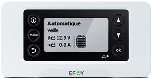1 PANNEAU DE CONTRÔLE EFOY COMFORT NOIR