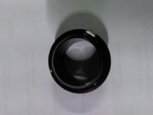 1 ROSACE PUSH LOCK NOIR BRILLANT POUR BOIS DE 16 MM