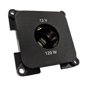 1 PRISE 12 V NOIR SEULE
