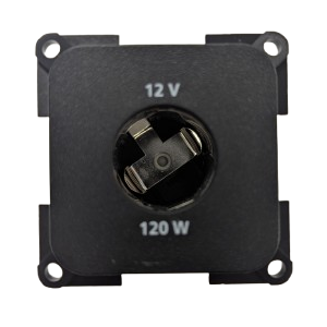 1 PRISE 12 V NOIR SEULE