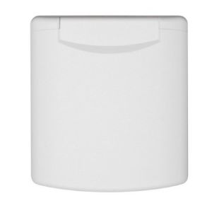 1 COUVERCLE A CHARNIERE MAGNETIQUE BLANC RAL 9010