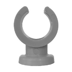 1 COLLIER ATTACHE TUBE PLASTIQUE GRIS Ø 15-17MM