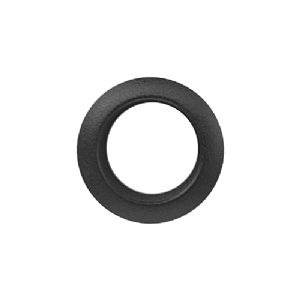 1 MINI ROSACE PUSH-LOCK NOIRE MAT POUR BOIS DE 16 MM