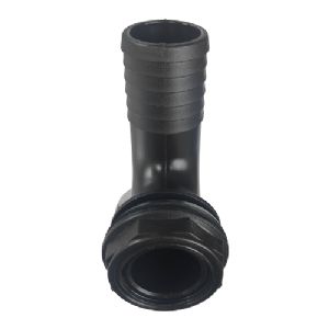 1 PORTE TUYAU DIA.40MM 1/4" PLASTIQUE NOIR