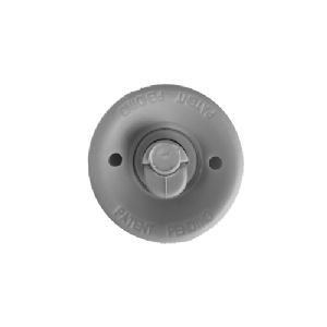 1 BOUTON PRESSION PLASTIQUE GRIS (2 PARTIES)