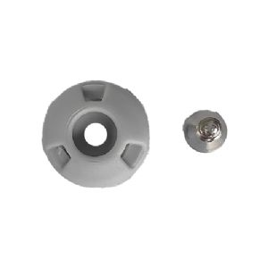 1 RECEPTACLE A VISSER PLSTIQUE GRIS SANS VIS