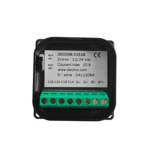 1 DIMMER12/24 10A BOITIER PRINCIPAL COLORIS NOIR SANS CADRE