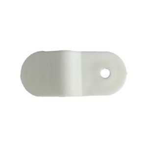 1 CLIPS PLASTIQUE BLANC RAL 9003 pour panneau de 8 mm