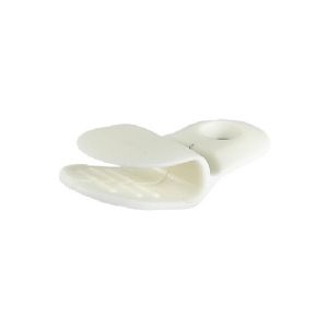 1 CLIPS PLASTIQUE BLANC RAL 9003 pour panneau de 8 mm