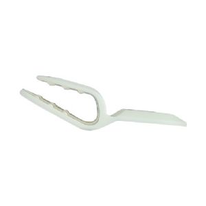 1 CLIPS PLASTIQUE BLANC RAL 9003 pour panneau de 8 mm