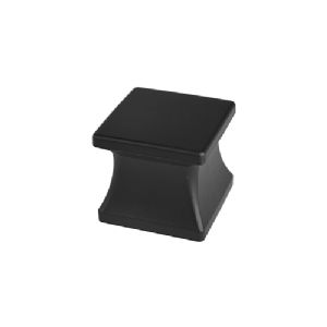 1 BOUTON PUSH LOCK CARRE POUR ROSACE 355055 NOIR MAT