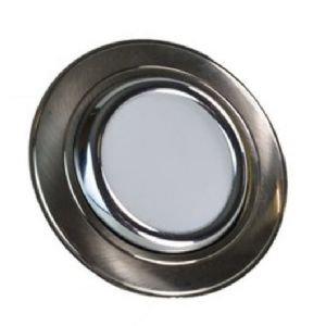 1 SPOT LED A ENCASTRER Ø 70 MM NICKEL BROSSE