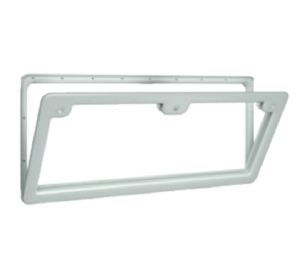 1 PORTILLON GRAND  MODELE 6 GRIS CLAIR 1039 X 469 MM