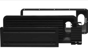 1 KIT COMPLET GRILLE VENTILATION LS100 NOIRE