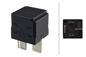 1 MINIRELAIS 12V (4P) 50A +RESIST BOBINE