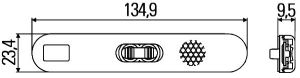 1 FEU LATERAL LED 12V SANS CLIGNOTANT
