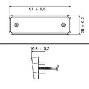 1 ECLAIREUR DE PLAQUE ENCASTRE REGPOINT LED