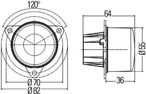1 FEU ARRIÈRE 12 V
