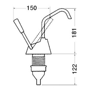 1 POMPE MANUELLE WHALE FLIPPER MK4