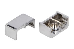 1 PAIRE DE CAPUCHON FEU STOP LG252 CHROME