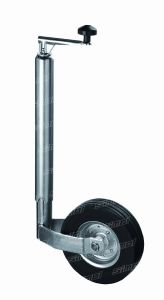 1 ROUE JOCKEY Ø48 CHAPE DROITE JANTE ACIER