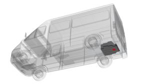 1 RÉSERVOIR D'EAUX USÉES 90 L (POUR FORD TRANSIT)